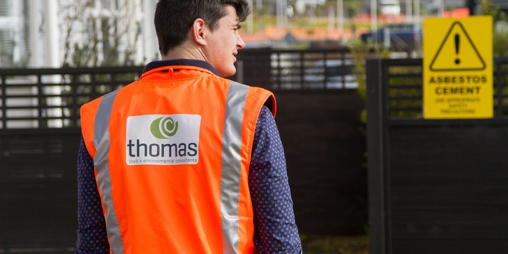 Thomas Consultants Asbestos Surveyor on site